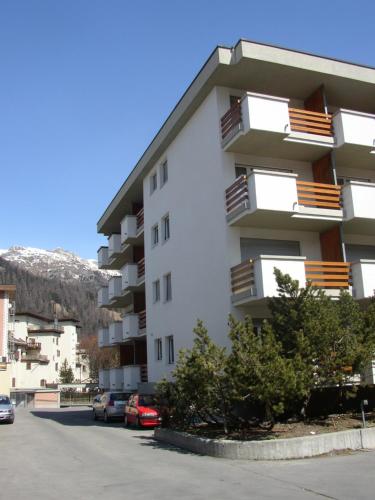 swissme - modernes Studio am Sportplatz mit Balkon & Parkplatz, Svatý Mořic (fotografie 9)