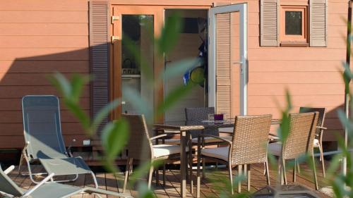 Balkons/terase, Tiny House am Wald in Muldestausee