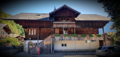 A szálláshely kívülről, Haus Bergmann in Boltigen