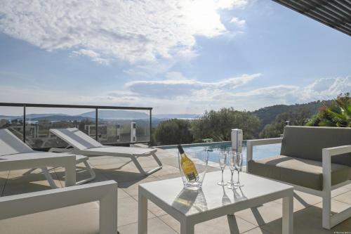 Villa neuve et luxueuse vue mer proche Portovecchio