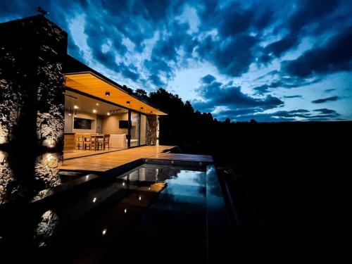 Viesnīcas āriene, Cabaña La Alemana (Cabana La Alemana) in Villa Berna