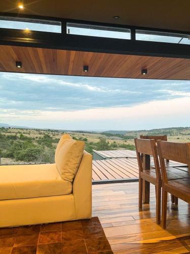 Balkons/terase, Cabaña La Alemana (Cabana La Alemana) in Villa Berna