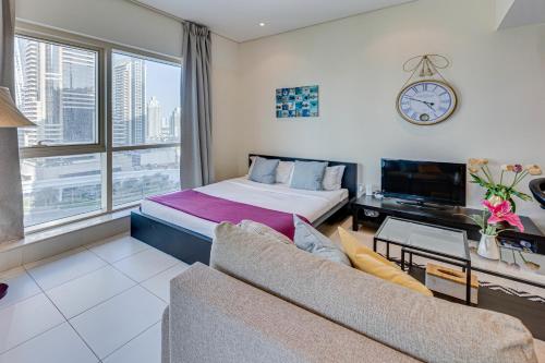 Sea View Studio 10min from beach Royal Oceanic, Dubaj (fotografie 3)