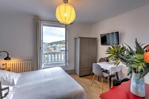 1 double bed