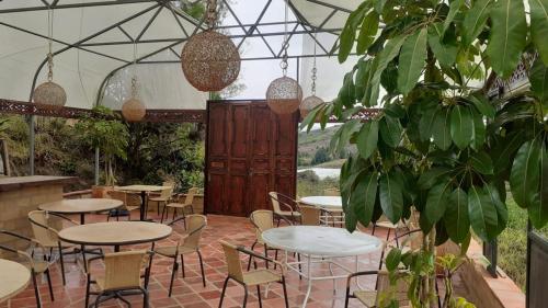 Pub/Lounge, Hotel Suamena in Ráquira
