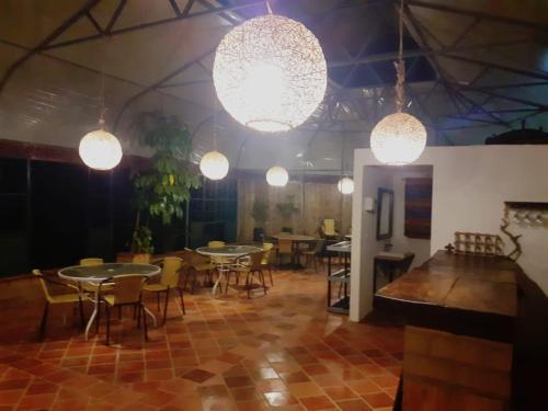 Erkély/terasz, Hotel Suamena in Ráquira