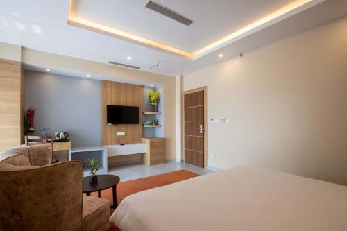 Guestroom, Hotel Palm International in Butwal