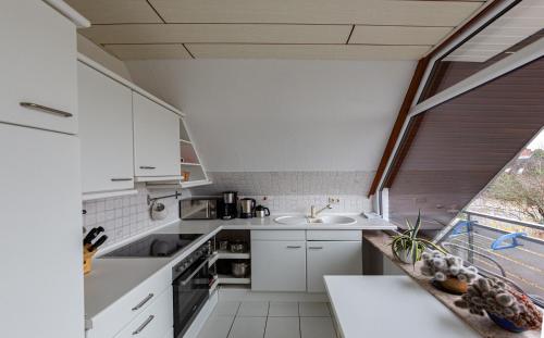 廚房, Ferienwohnung Walther in 呂貝克郊區