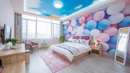 Floral Hotel Shanghai Pudong Mingyuge Theme Shanghai International Tourism Resort, Shanghái (foto 9)