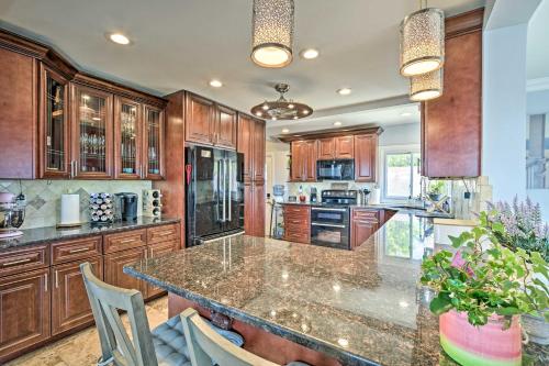 Lakefront Home w/ Game Room, Theater & Dock! in Johnsburg (IL)
