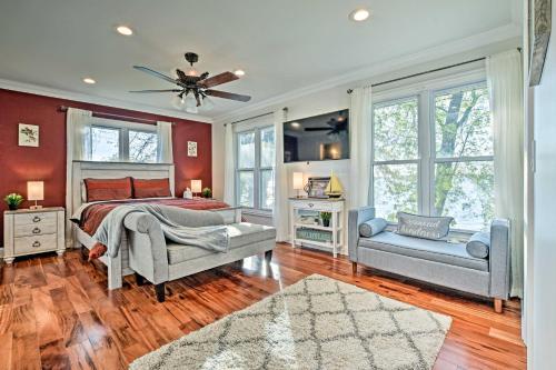 Lakefront Home w/ Game Room, Theater & Dock! in Johnsburg (IL)