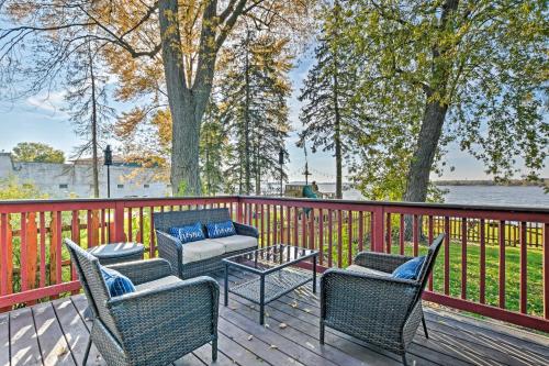 Lakefront Home w/ Game Room, Theater & Dock! in Johnsburg (IL)
