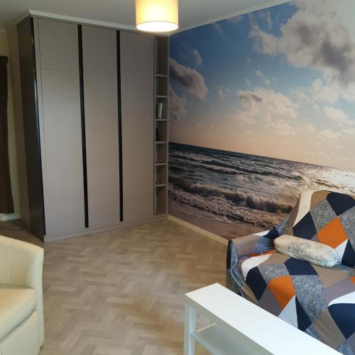 Спільний лаунж/ТБ зона, Appartement studio proche mer 4 pers résidence calme avec parc (Appartement studio proche mer 4 pers residence calme avec parc) in Блонвіль-Сюр-Мер