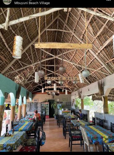 Restaurante, Mbuyuni Beach Village in Jambiani