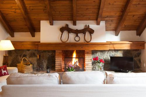 Four Bedroom Chalet Apartment with a Fireplace
