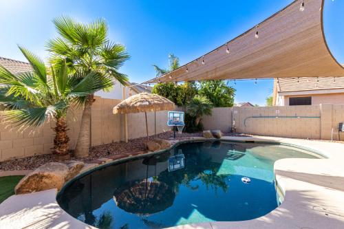 Tiki Time Perfect Pool Home in Chandler! Sleeps 8! home