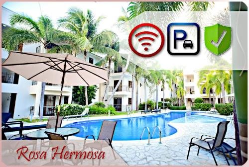 Suave Home with Pool, Beach, Balcony, WiFi, Netflix