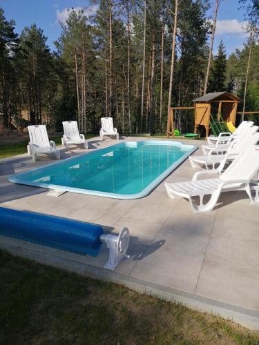 Domek Julia z banią ruską i sauną (Domek Julia z bania ruska i sauna) in Сулєжино
