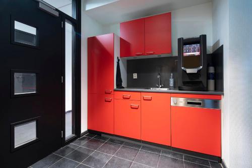 Konyha, City Trip Hostels Amsterdam-Purmerend in Purmerend