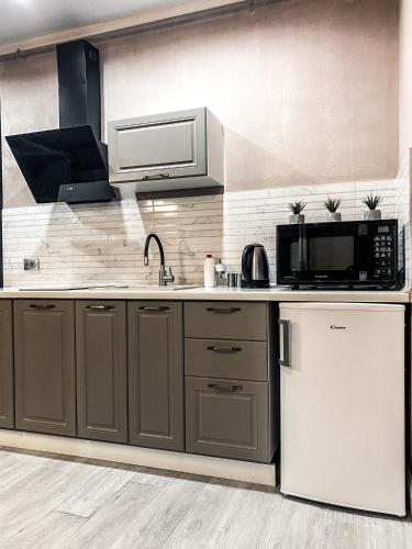 virtuve, Opera Center Hotel & Apartments in Lviva