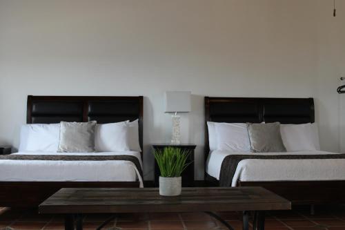 2 queen beds