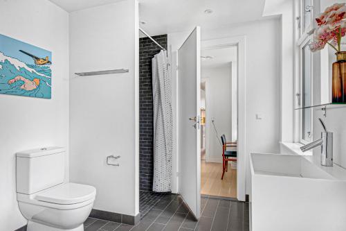 Trendy and bright 1 bedroom apartment with 2 balconies in central Copenhagen