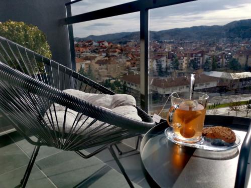 شرفة/ تراس, Sandev Apartments Kolorit in Stip