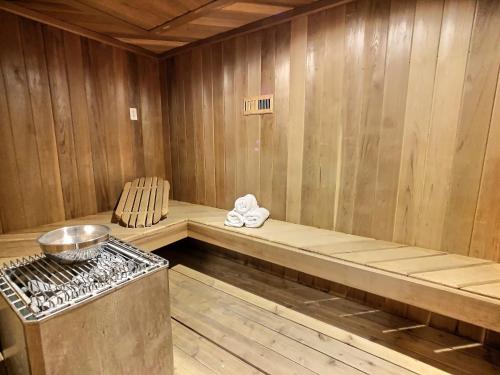 The Ridge Chalet in Ellicottville Hot Tub & Sauna