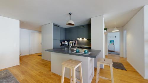 Superbe modern apartment in city center in La Chaux-de-Fonds