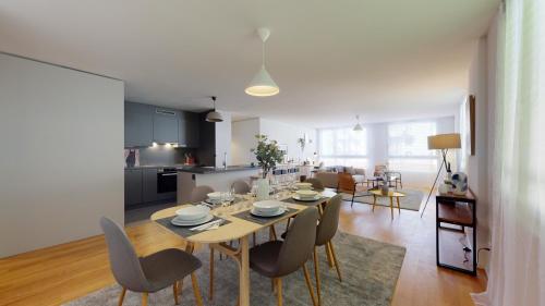Superbe modern apartment in city center in La Chaux-de-Fonds