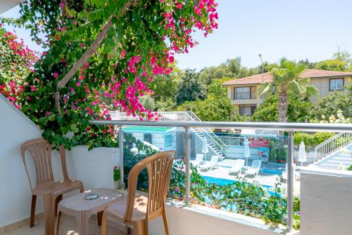 Balkon/teras, Side Sunberk Hotel in Manavgat