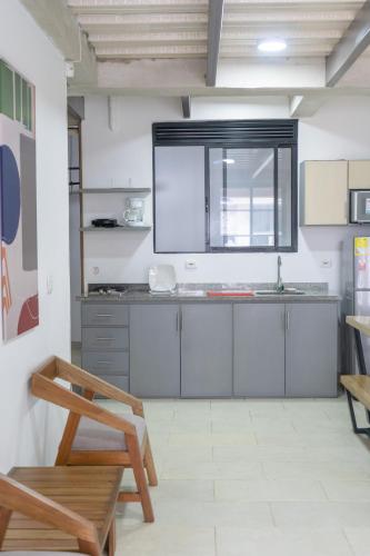 Kitchen, M1145 Aparta Loft in Jardin