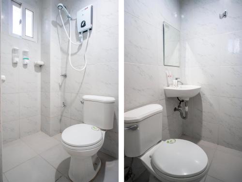 Ванная комната, OYO 525 Mlin Dormitel in Кабантиан