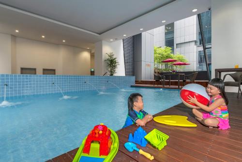 Swimming pool, Ascott Sentral Kuala Lumpur near Immigration Office