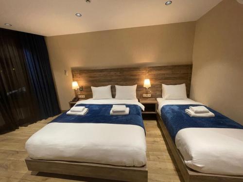 1 king bed, 1 twin bed