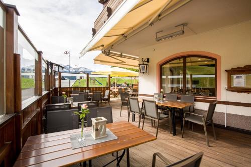 餐廳, 楚格峰美景酒店 (Gastehaus Zugspitzblick) in 柏瓦格