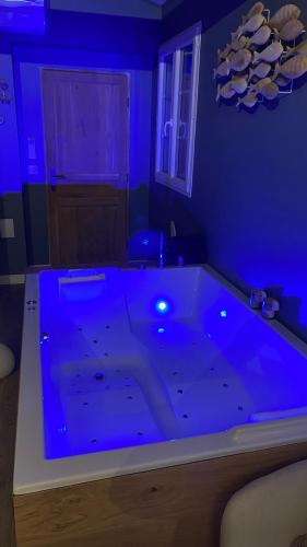 Spa, Mas Hinaiti - Suite romantique avec Spa et ecran geant de cinema in Ovalie