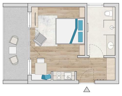 1 queen bed