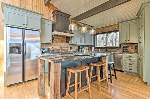 Rustic-Chic Sapphire Home with Wraparound Decks