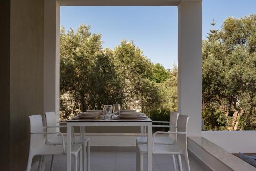 Balcony/terrace, De Light Boutique Villas I II & III - close to Rethymno, by ThinkVilla in Nikiforos Fokas