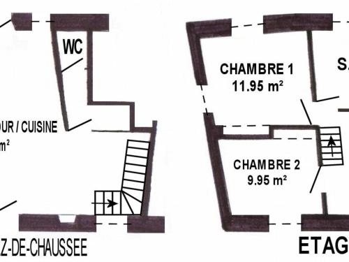 Gîte Herbignac, 3 pièces, 6 personnes - FR-1-306-1108