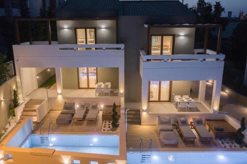 Exterior view, De Light Boutique Villas I II & III - close to Rethymno, by ThinkVilla in Nikiforos Fokas