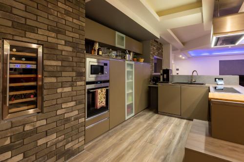 ห้องครัว, Loft mit Whirlpool Sauna Kino nähe Wolfsburg (Loft mit Whirlpool Sauna Kino nahe Wolfsburg) in เฮล์มชเต็ดท์