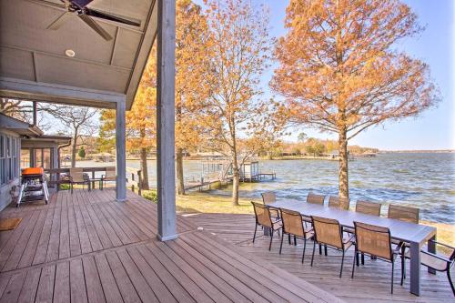 Upscale Lakefront Home with Private Dock and Decks!
