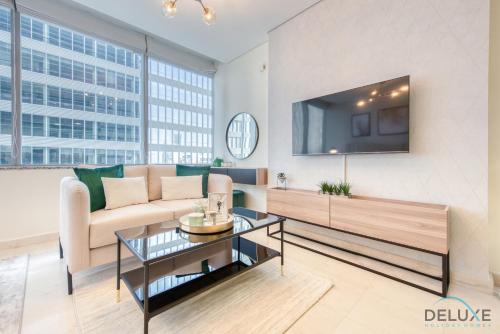 Sleek Studio at Sky Gardens DIFC by Deluxe Holiday Homes, Dubaj