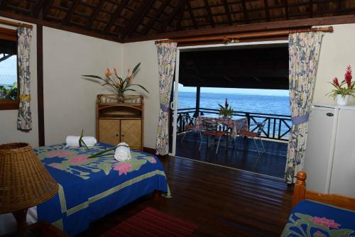 ทัศนียภาพ, Pension de famille HITI MOANA VILLA in ปาปารา