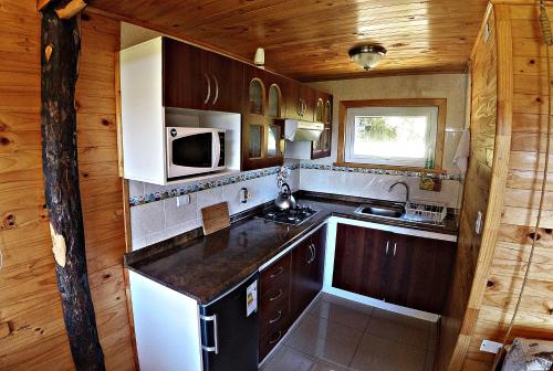 keuken, Cabanas Sol de Aucar in Quemchi