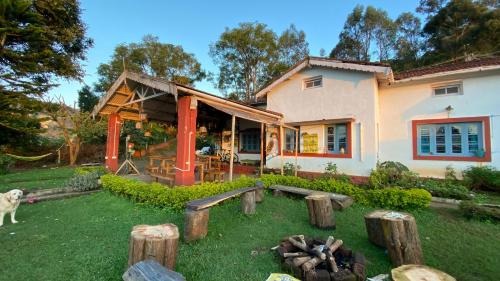 Exterior view, The Birdhouse Backpackers Hostel in Coonoor