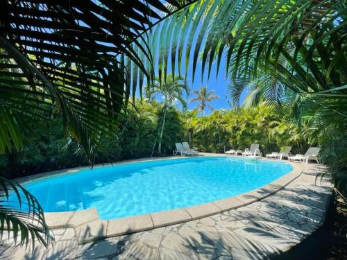 Maison d'une chambre avec vue sur la mer piscine partagee et jardin clos a Sainte Rose - Location saisonnière - Sainte-Rose