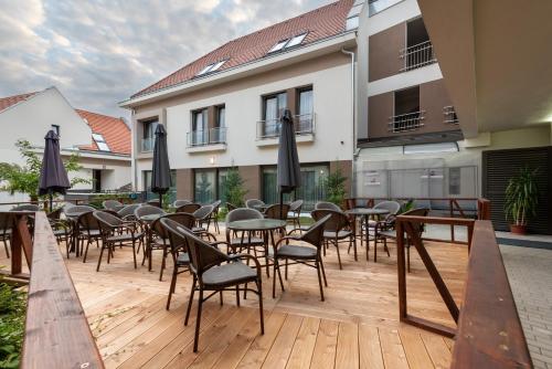 ระเบียง/ชานเรือน, Fibula Residence Hotel & Wellness - Adults Only in เปคส์